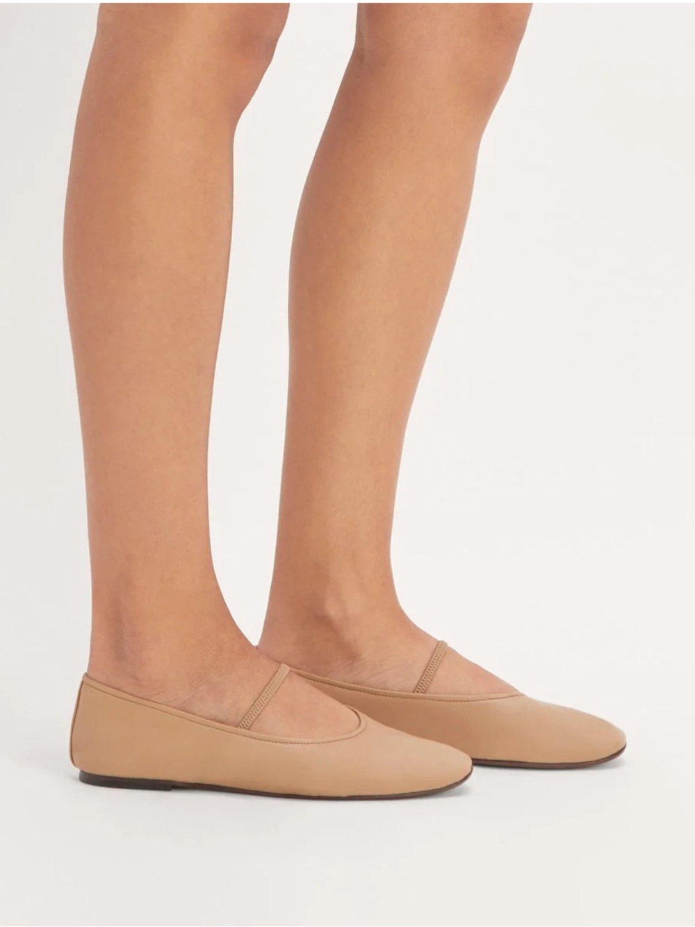 Everlane Shoes 6.5 Day Mary Jane Ballet Flats Tan